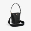 Bolso tipo cubo de piel Tennis Bliss pequeño