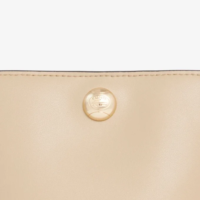 Bolso tipo cubo de piel Tennis Bliss pequeño