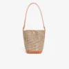 Bolso tipo cubo de rafia Small Summer Pack