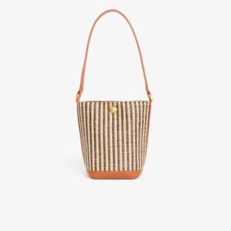 Bolso tipo cubo de rafia Small Summer Pack