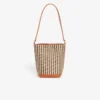 Bolso tipo cubo de rafia Small Summer Pack