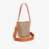 Bolso tipo cubo de rafia Small Summer Pack
