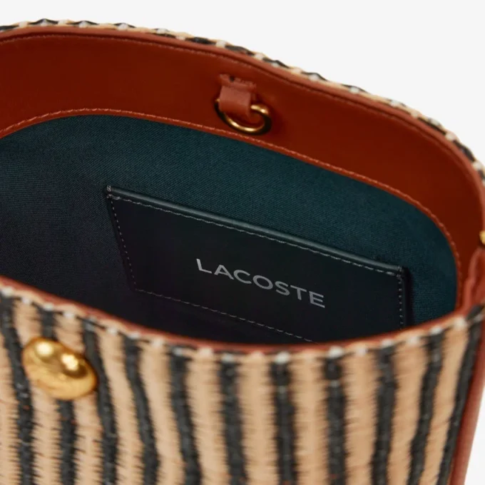 Bolso tipo cubo de rafia Small Summer Pack