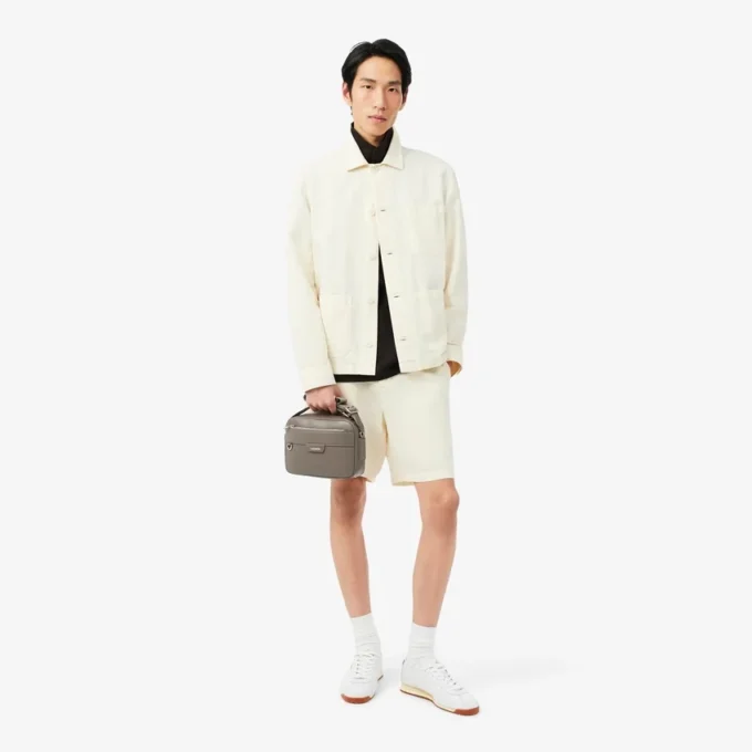 Bolso tipo reporter de piel Ossian