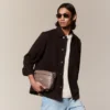 Bolso tipo reporter de piel Ossian