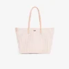 Bolso tote grande a rayas L.12.12 Concept