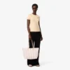 Bolso tote grande a rayas L.12.12 Concept