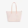 Bolso tote grande a rayas L.12.12 Concept
