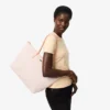 Bolso tote grande a rayas L.12.12 Concept