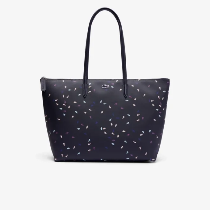 Bolso tote grande con cocodrilo