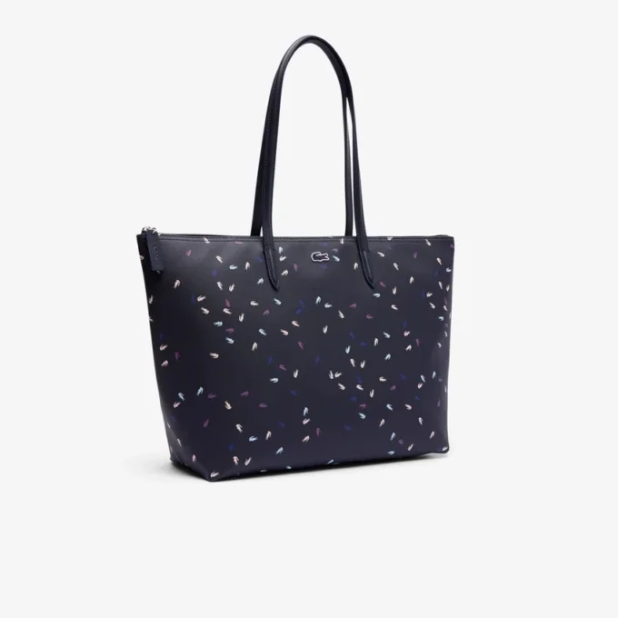 Bolso tote grande con cocodrilo