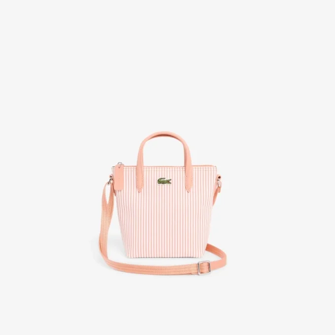 Bolso tote mini a rayas L.12.12 Concept