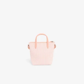 Bolso tote mini a rayas L.12.12 Concept