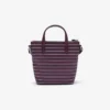 Bolso tote mini a rayas L.12.12 Concept