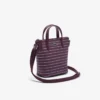 Bolso tote mini a rayas L.12.12 Concept
