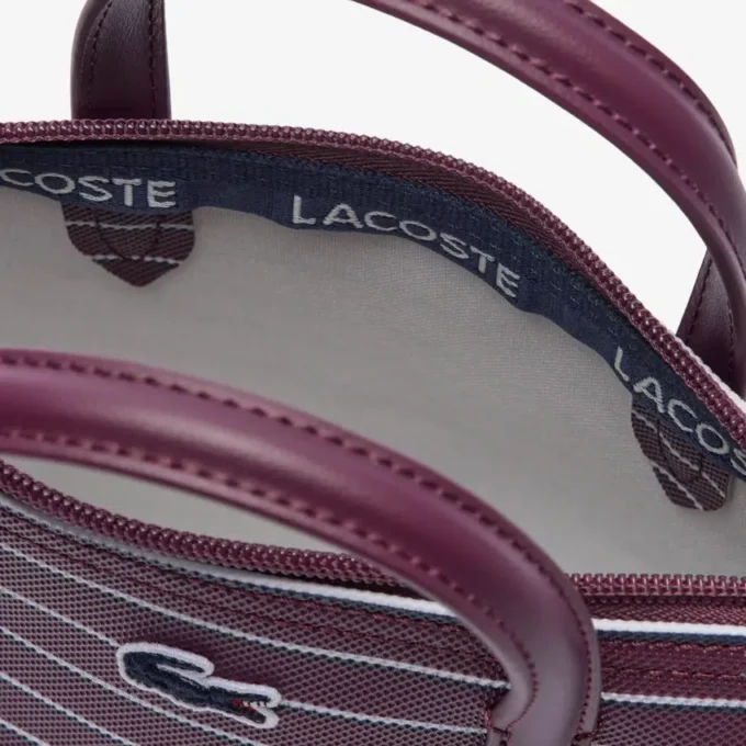 Bolso tote mini a rayas L.12.12 Concept
