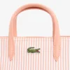 Bolso tote mini a rayas L.12.12 Concept