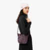 Bolso tote mini a rayas L.12.12 Concept