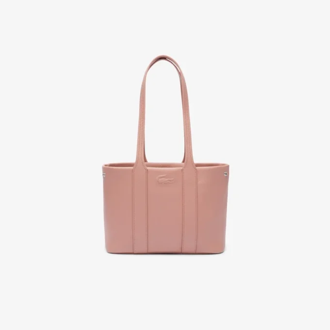 Bolso tote pequeño City Court de piel granulada