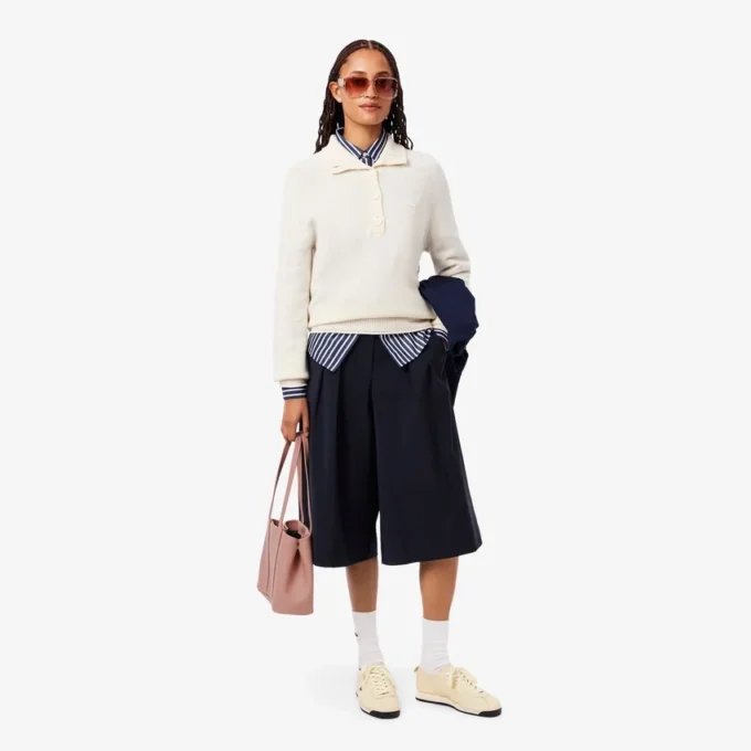 Bolso tote pequeño City Court de piel granulada