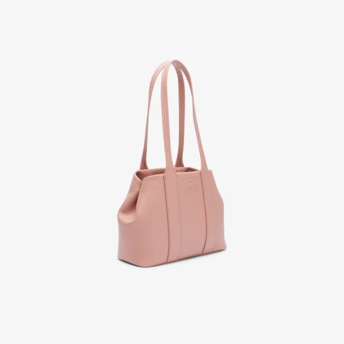 Bolso tote pequeño City Court de piel granulada