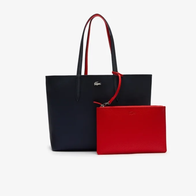 Bolso tote reversible y bolsa Anna