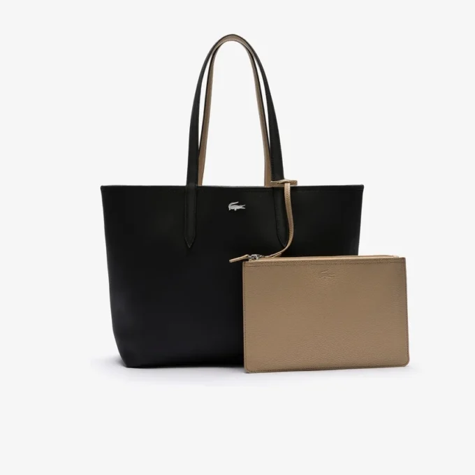Bolso tote reversible y bolsa Anna