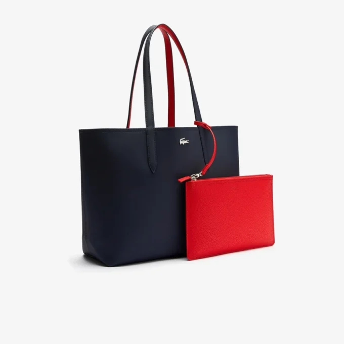 Bolso tote reversible y bolsa Anna