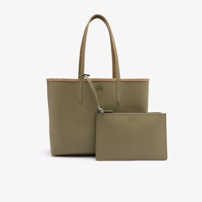 Bolso tote reversible y bolsa Anna