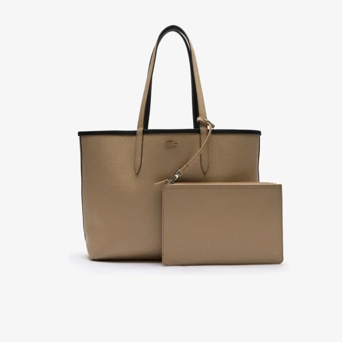 Bolso tote reversible y bolsa Anna