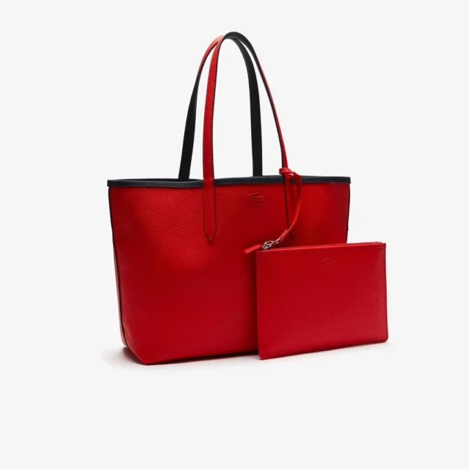 Bolso tote reversible y bolsa Anna