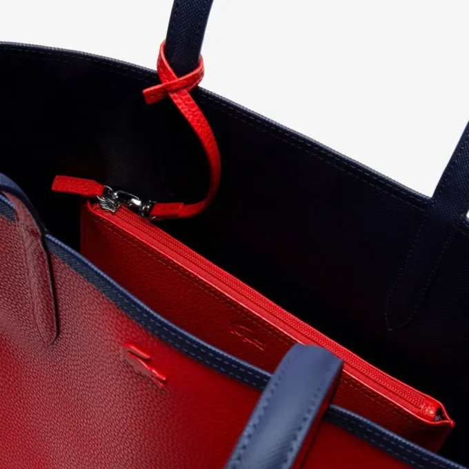 Bolso tote reversible y bolsa Anna