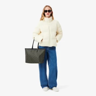 Bolso tote y bolsa Zely con textura granulada