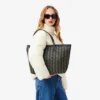 Bolso tote y bolsa Zely con textura granulada