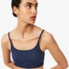 Bralette con logo en punto calado