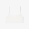 Bralette con logo en punto calado