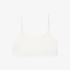 Bralette con logo en punto calado