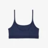 Bralette con logo en punto calado