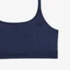 Bralette con logo en punto calado