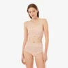 Bralette de malla con detalle de cocodrilo