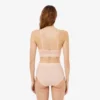 Bralette de malla con detalle de cocodrilo