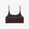 Bralette de malla con detalle de cocodrilo