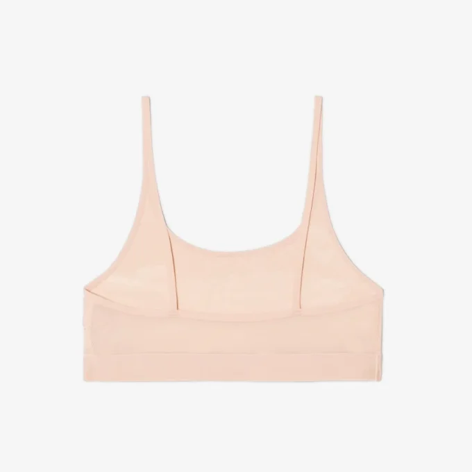 Bralette de malla con detalle de cocodrilo