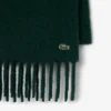 Bufanda con flecos de mezcla de alpaca para mujer