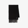 Bufanda unisex de lana de alpaca con flecos