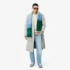Bufanda unisex de lana de alpaca con motivo paisajístico
