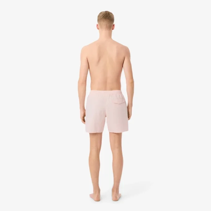 Bóxer de hombre de largo medio con rayas y textura