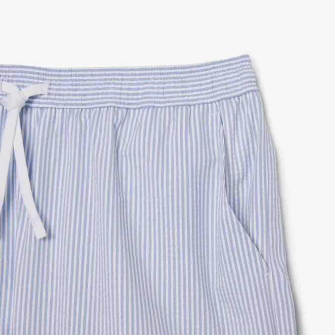Bóxer de hombre de largo medio con rayas y textura