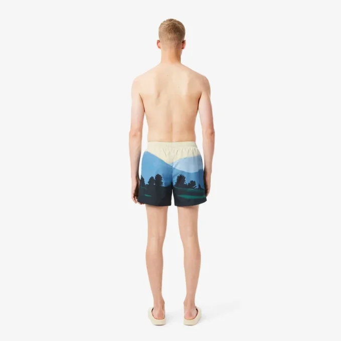 Bóxers cortos de hombre con estampado de paisajes