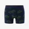 Bóxers de algodón elástico con estampado de cocodrilo para hombre